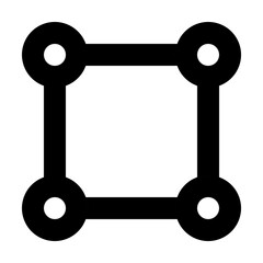 Vector Square - Simple Minimalist Modern Icon for UI Apps