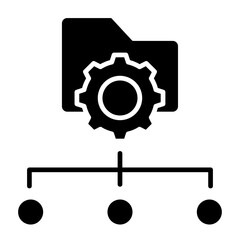 Data Architecture  Icon Element For Design
