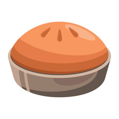 Colorful Flat Fruit Pie Icon