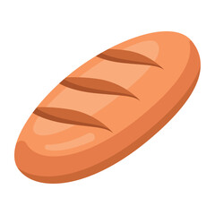 Freshly Baked Bread Vector Icon