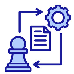 Data Strategy  Icon Element For Design
