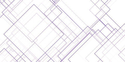 Abstract geometric background with overlapping purple lines on a white backdrop for modern designs and presentations