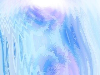 Rippling Waves of Cool Blue and Lavender Background