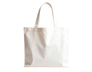 Tote Bag Mockup Showing Interior Fabric, Isolated on White Background