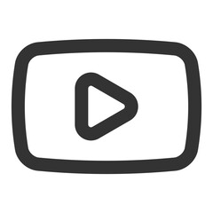 Simple Modern Outline Icon - UI Icon Outline icon for Button