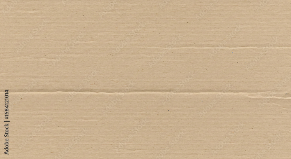Poster seamless texture of corrugated cardboard in a neutral color ideal for backgrounds and design project