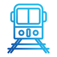 train traveling icon
