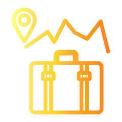 traveling bag icon