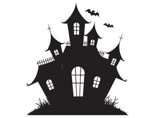 HAUNTED HOUSE SILHOUETTE