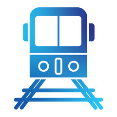 train traveling icon