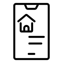 smartphone Line Icon