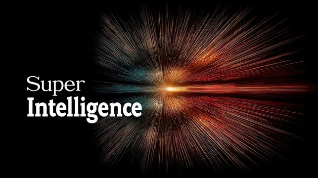 An AI agent acts as a virtual assistant, for support as an AGI artificial general intelligence representative symbolizing agentic robot autonomy, and humanoid superintelligence technology
