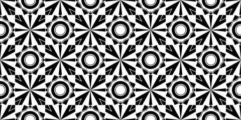 Seamless Transparent Art Deco Geometric Pattern for Background Layout Template