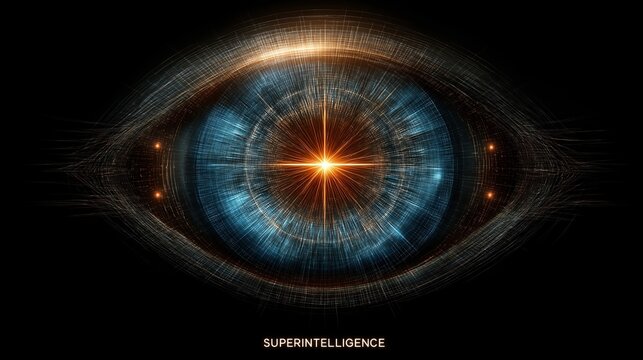 An AI agent acts as a virtual assistant, for support as an AGI artificial general intelligence representative symbolizing agentic robot autonomy, and humanoid superintelligence technology