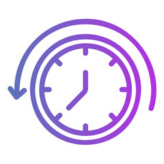time Gradient icon