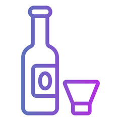 wine Gradient icon