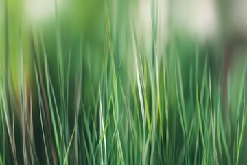 Closeup Of Vibrant Green Grass