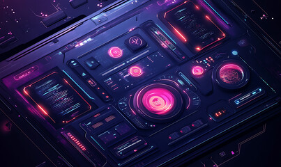 3D abstract visuals and futuristic elements isolated on black, designed for versatile commercial use across technology, minimal, sci-fi, and eco concepts