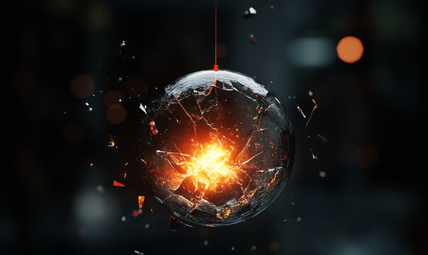 3D abstract visuals and futuristic elements isolated on black, designed for versatile commercial use across technology, minimal, sci-fi, and eco concepts