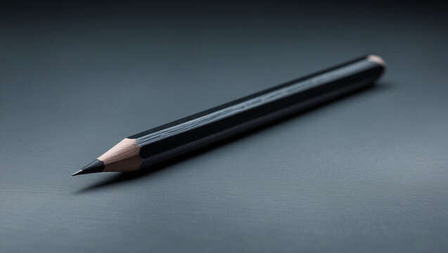 Black pencil graphite lead drawing writing art design education office stationary tool equipment creativity