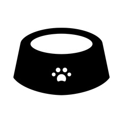 Pet bowl icon with simple and modern design