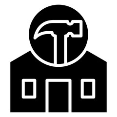 Renovation Glyph Icon