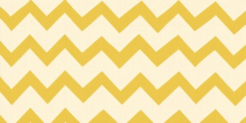 Abstract Yellow and White Chevron Pattern