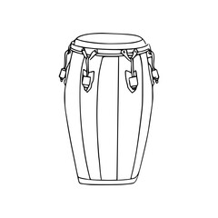 hand drum conga outline