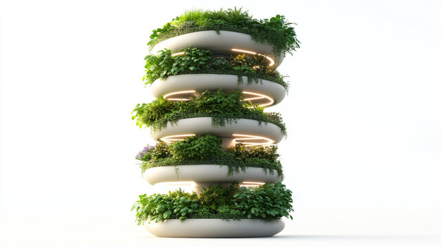 Stacked Serenity. The Art of Growing More in Less Space