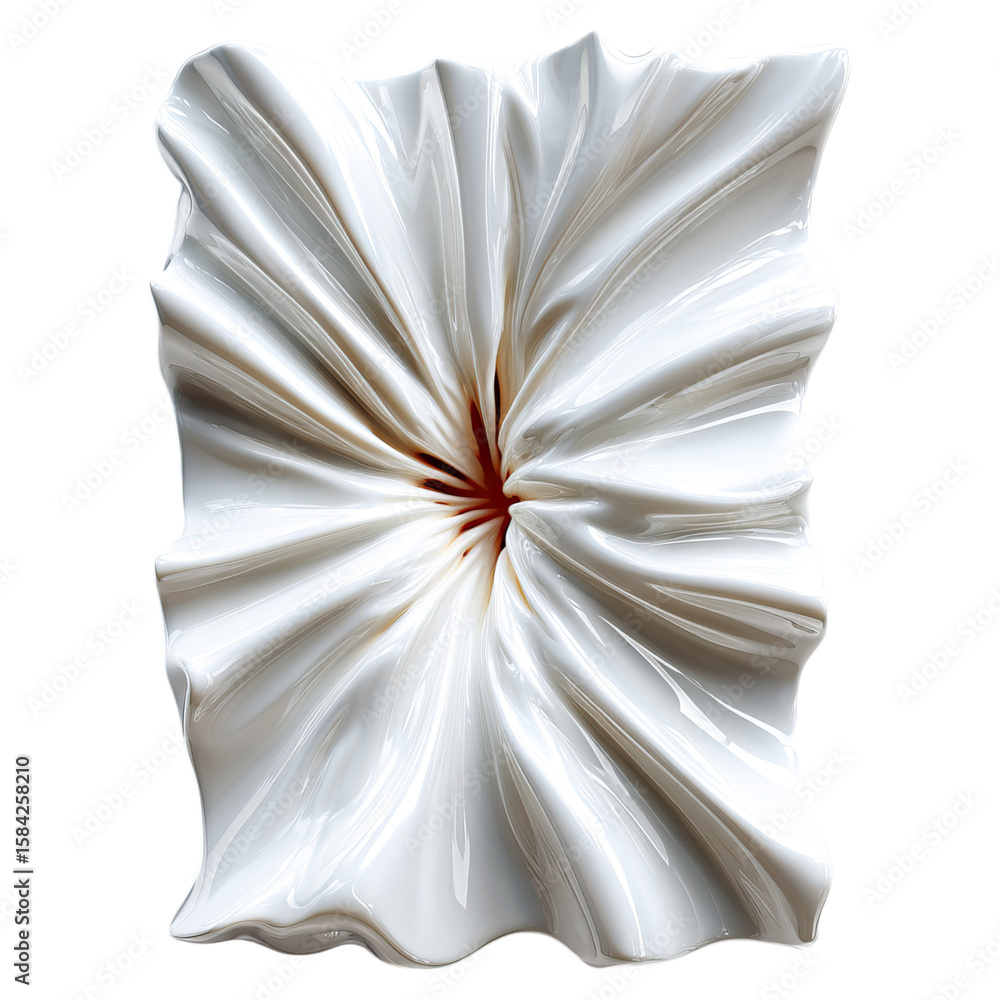 Poster ripped linen with torn felt concept. abstract wrinkled pattern showcasing dynamic textures and forms
