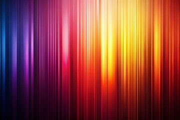 Vibrant vertical stripes of color transitioning from blue to purple to red to orange and yellow