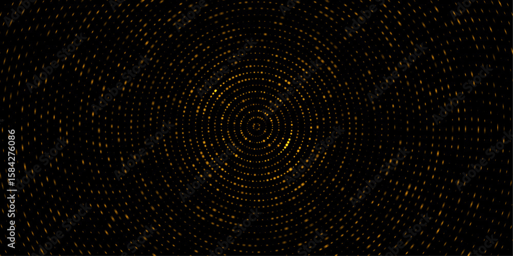 Poster abstract gold grid pixel pattern background. vector illustration element with square, geometric mosa
