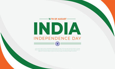 Celebration of Happy independence day of india poster design banner background