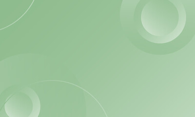 Clean and modern abstract background with various sized pastel green circles subtly layered. vector illustration