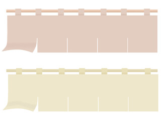 暖簾の和風素材セット