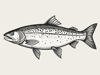 salmon illustration