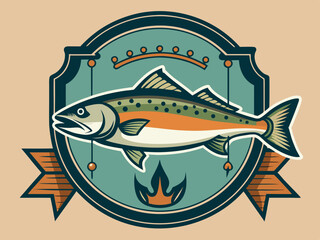 salmon illustration