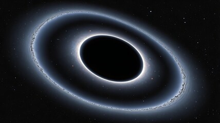 The last moments of a starship caught in a black hole's event horizon, its hull twisting and fracturing into impossible shapes.