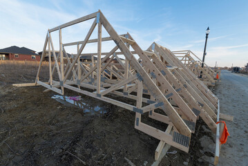 Assembled trusses