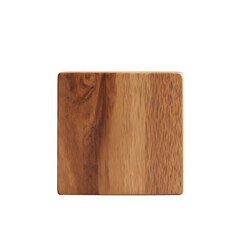 Fototapeta premium Acacia Wood Coaster Displayed with Natural Grain Texture