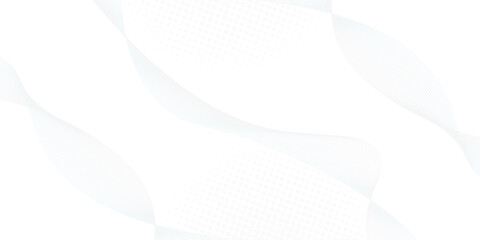 Abstract blue wave vector banner template