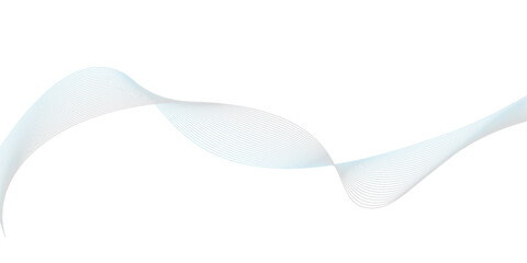 Abstract blue wave vector banner template