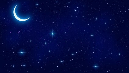night sky with stars