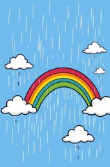 rainbow in the sky