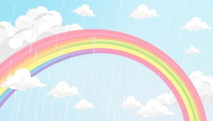 rainbow in the sky
