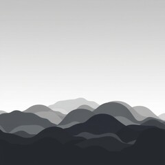 vector illustration of mountains