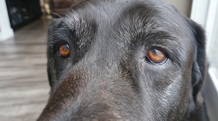 Close-up of a dog's eye.
