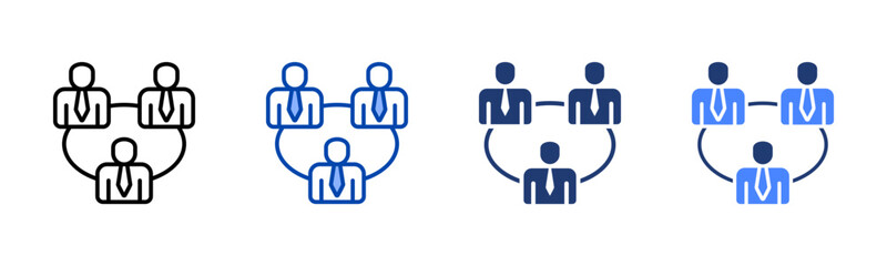 Investor Relations icon set multiple style collection