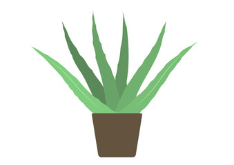 観葉植物のシンプルなイラスト
