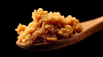 Brown Sugar Spoon Closeup.